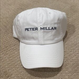 Peter Millar White Hat Classic new with tags